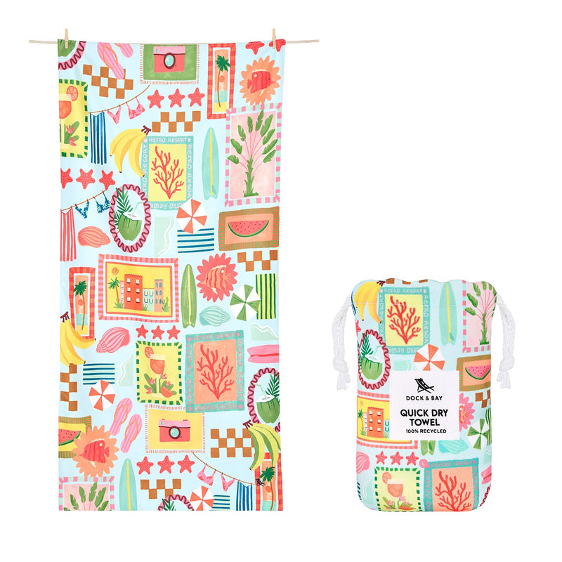dock and bay towels beach