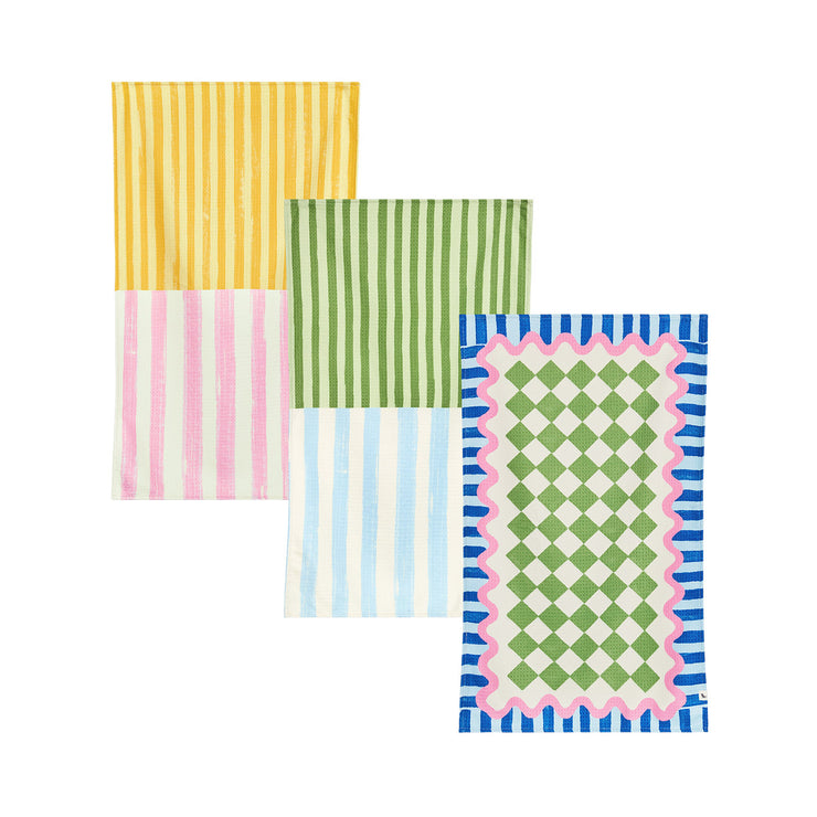 dock and bay tea towel