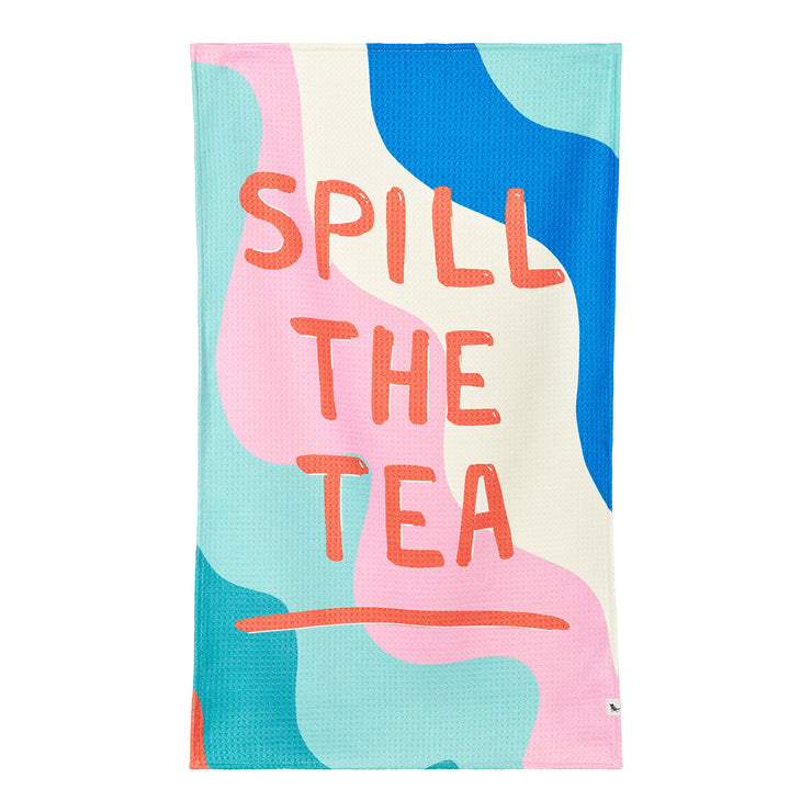 dock and bay tea towel