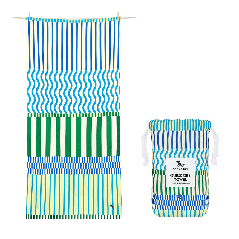 dock and bay towels beach