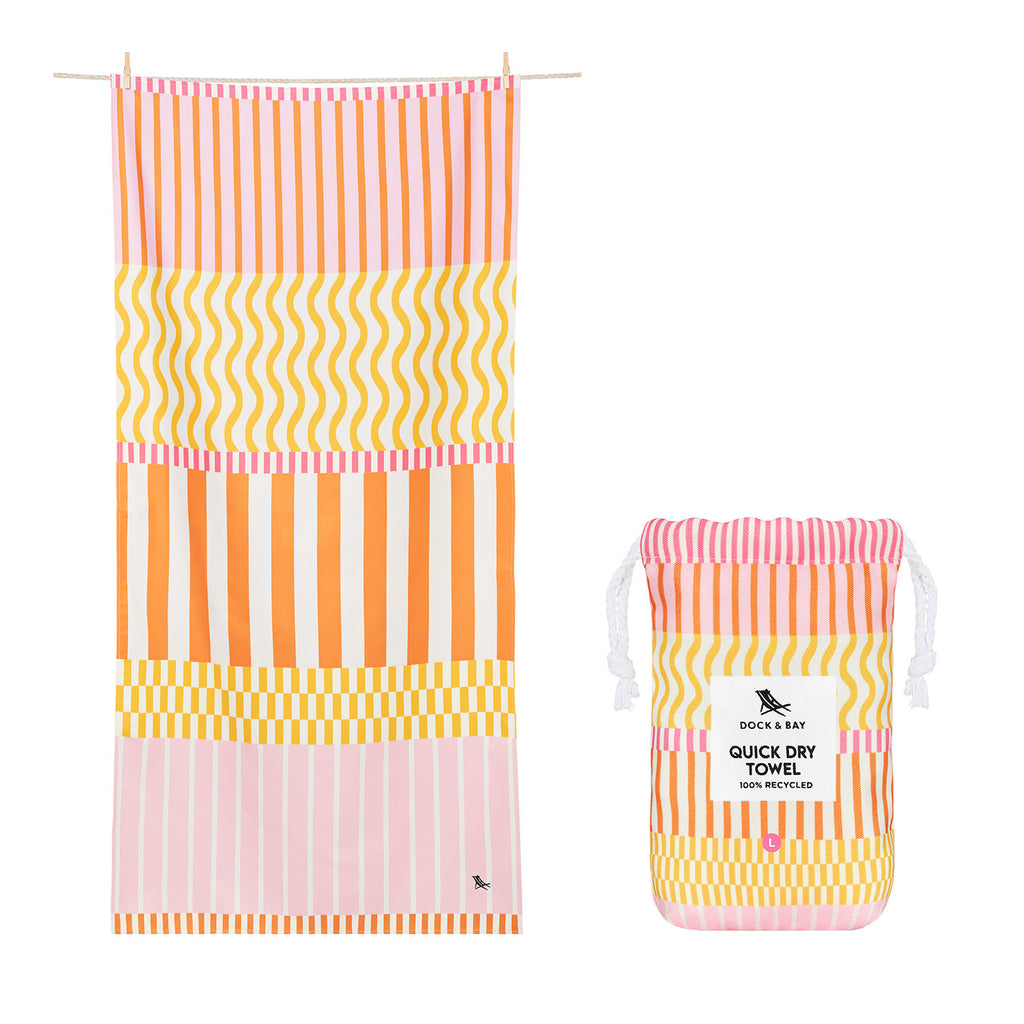 dock and bay towels beach