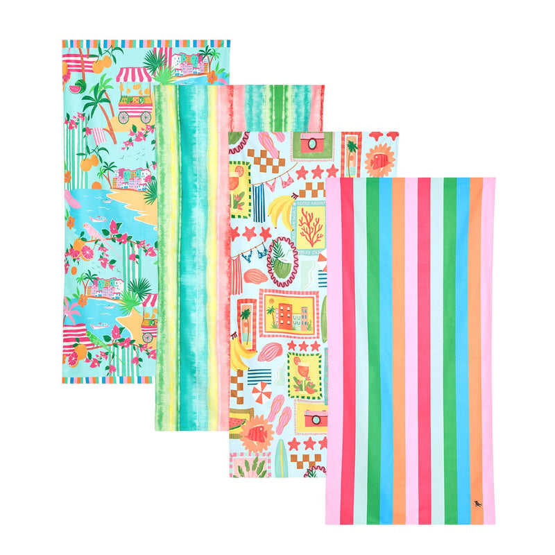 dock and bay towels beach