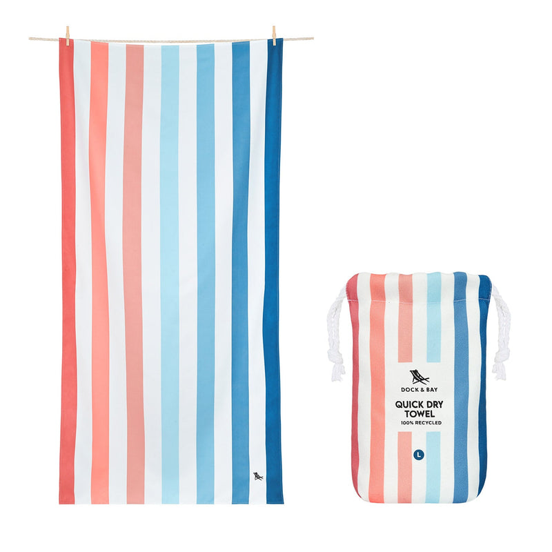 dock and bay towels beach