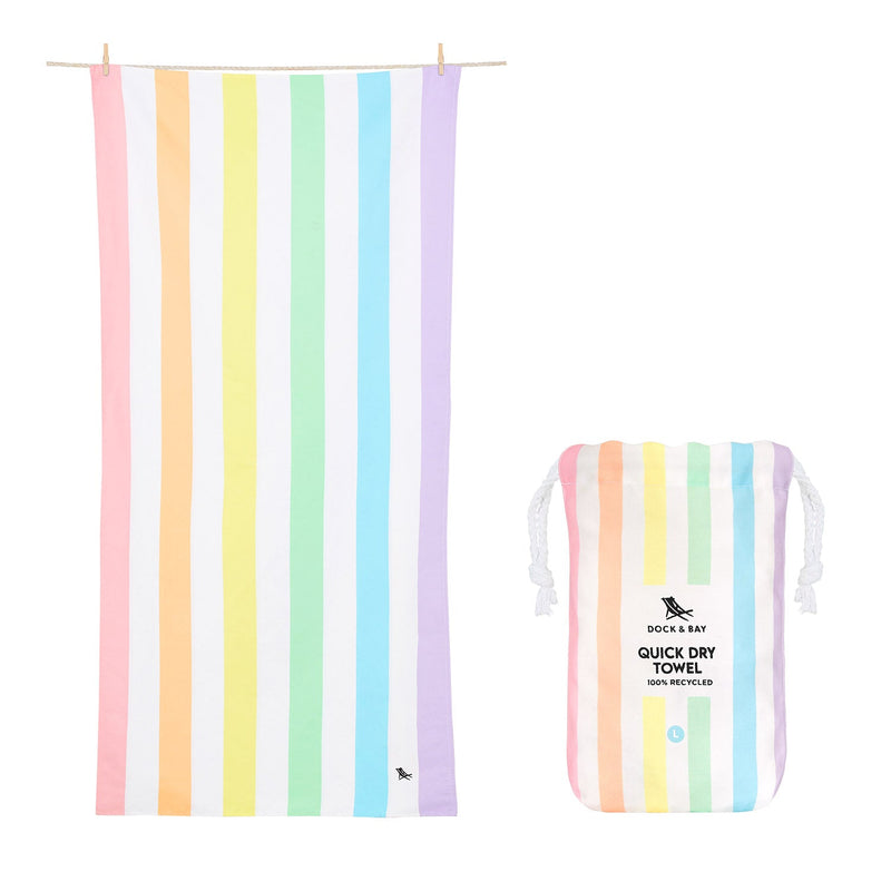 dock and bay towels beach