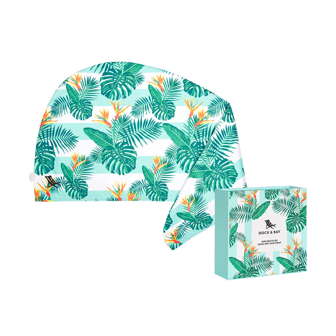 Hair Wrap Towel Botanical Perfect Paradise Dock Bay Dock Bay EU