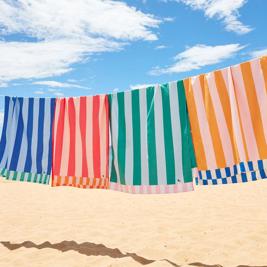 dock and bay towels beach