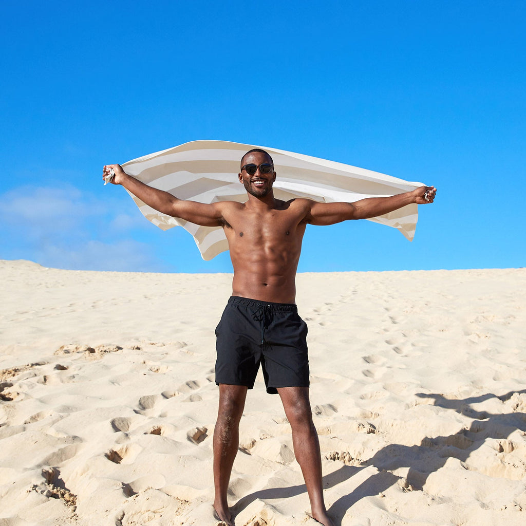 dock and bay towels beach