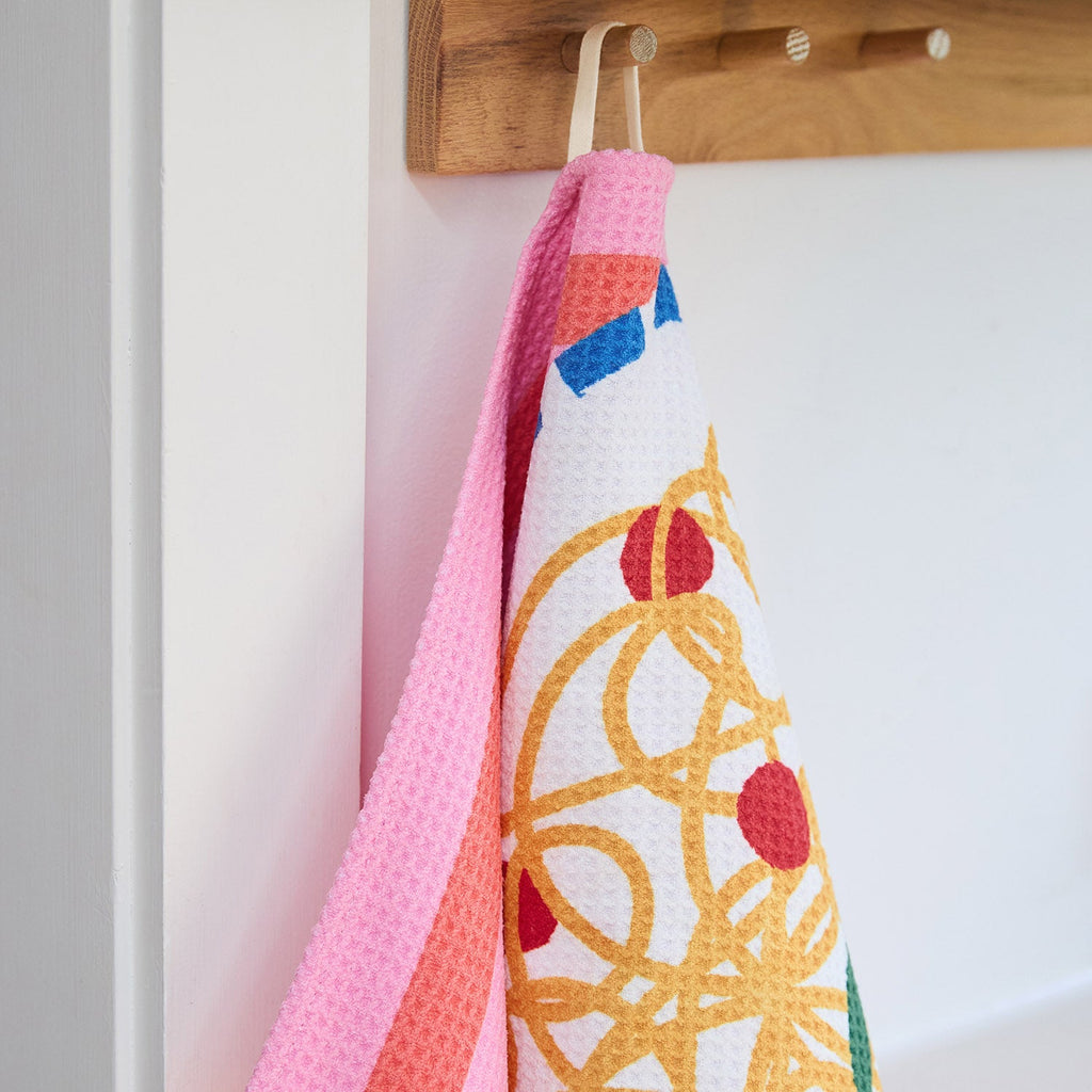 dock and bay tea towel