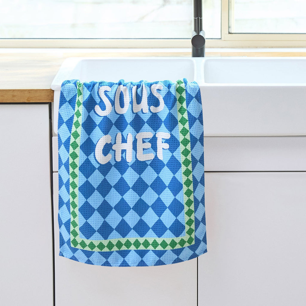 dock and bay tea towel