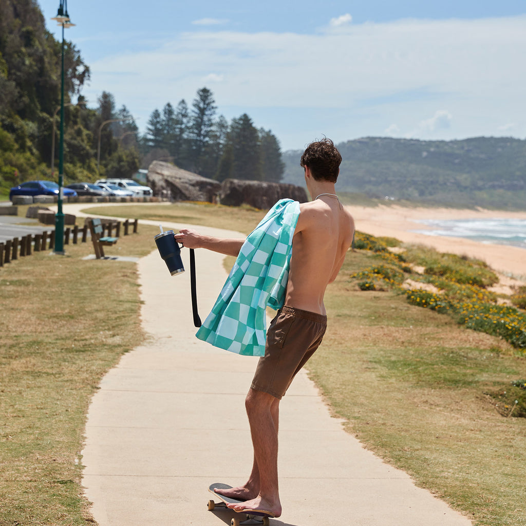 dock and bay towels beach