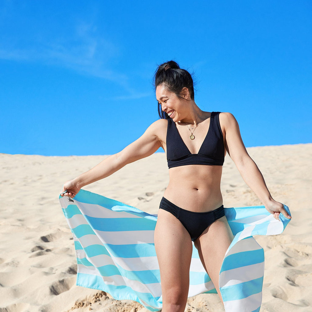 dock and bay towels beach
