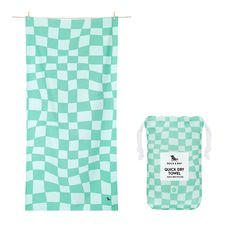 dock and bay the perfect pairs bundle beach towel & hair wrap