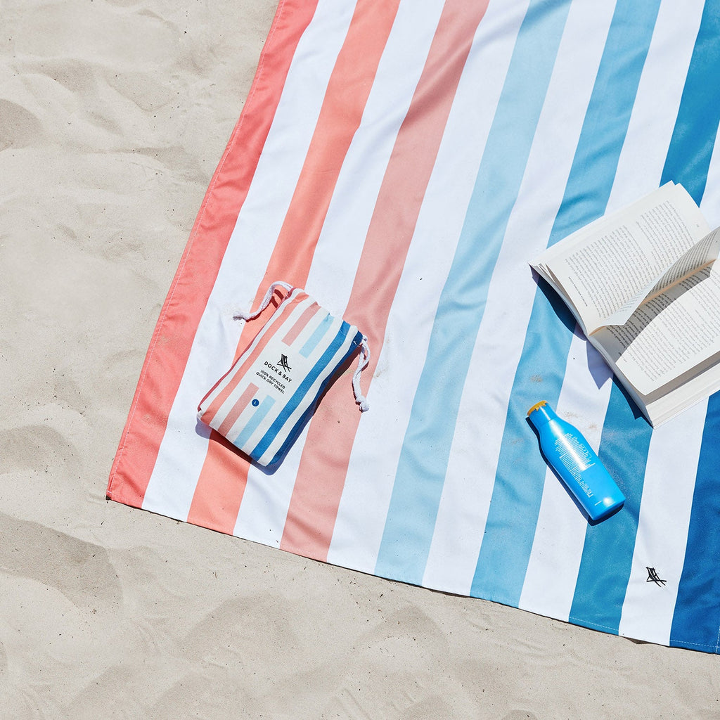 dock and bay towels beach