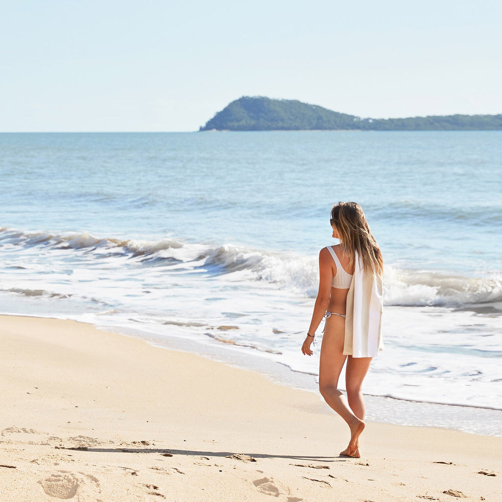 dock and bay towels beach