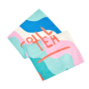 dock and bay tea towel