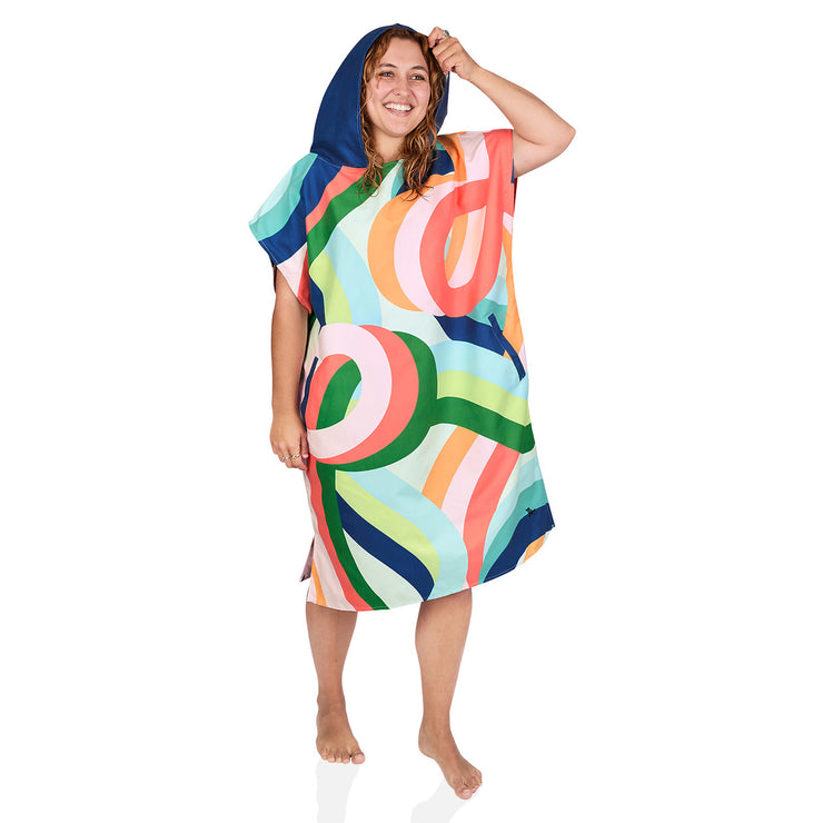 dock and bay poncho adults