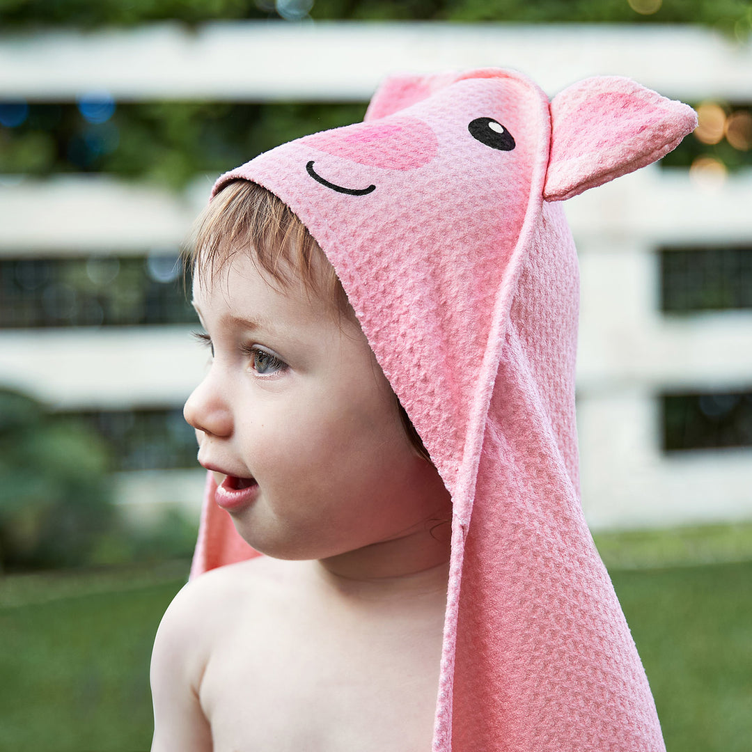 Dock Bay Baby Hooded Towels Parker Pig Dock Bay EU