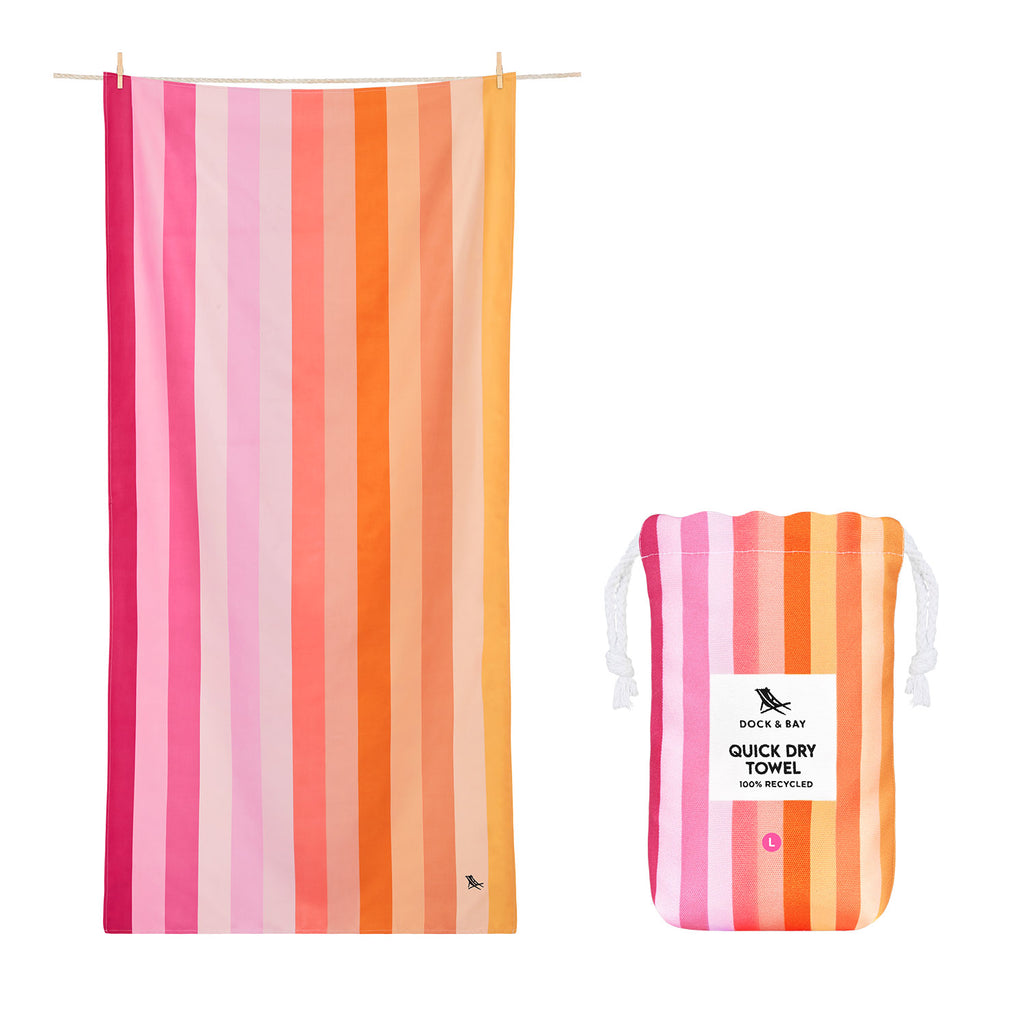 dock and bay towels beach