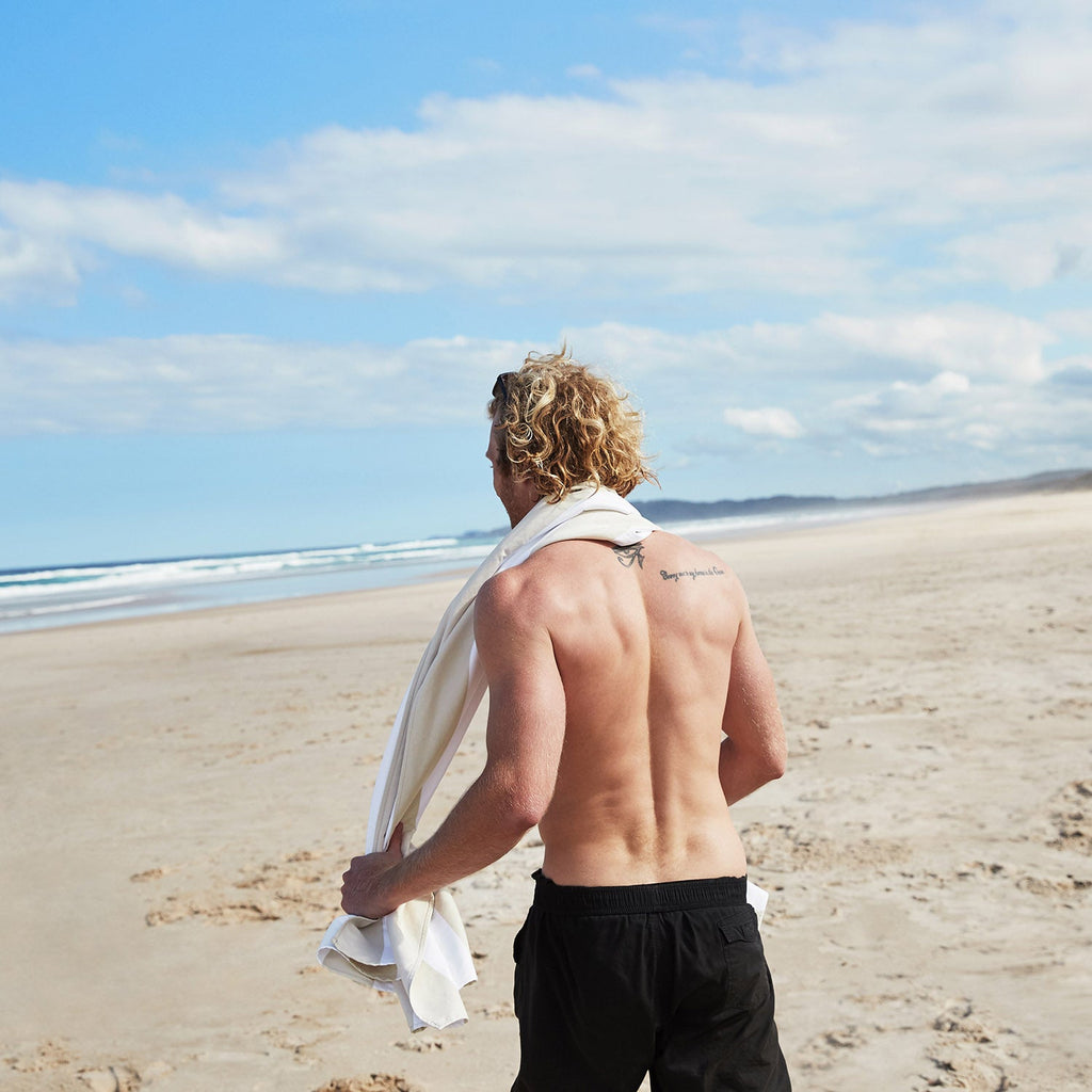 dock and bay towels beach