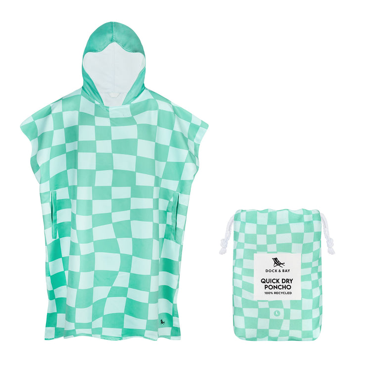 dock and bay the water sports bundle beach towels (4) & ponchos (4)