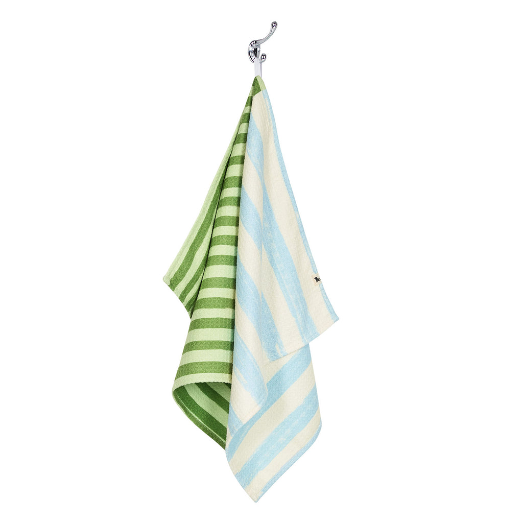 dock and bay tea towel