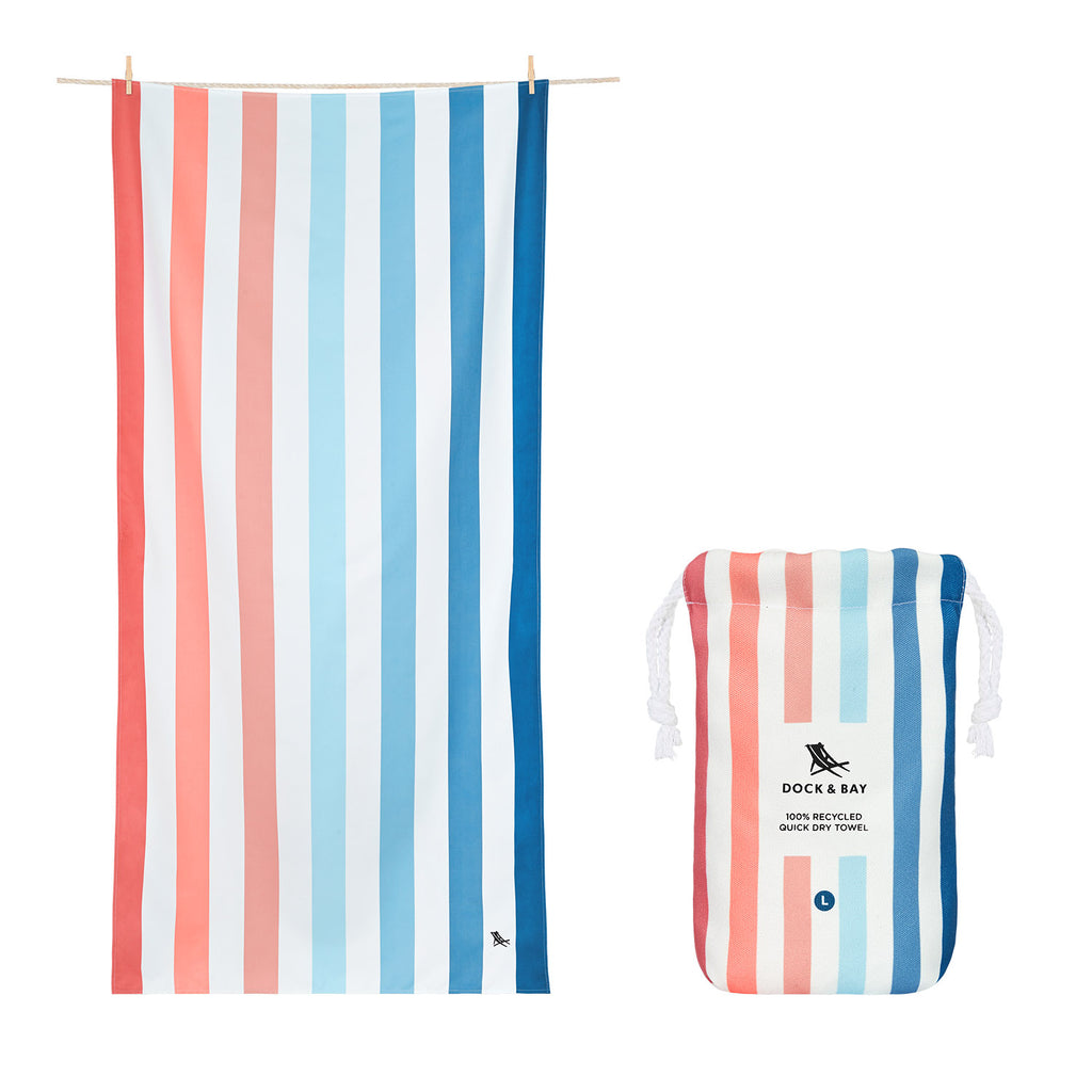 dock and bay towels beach
