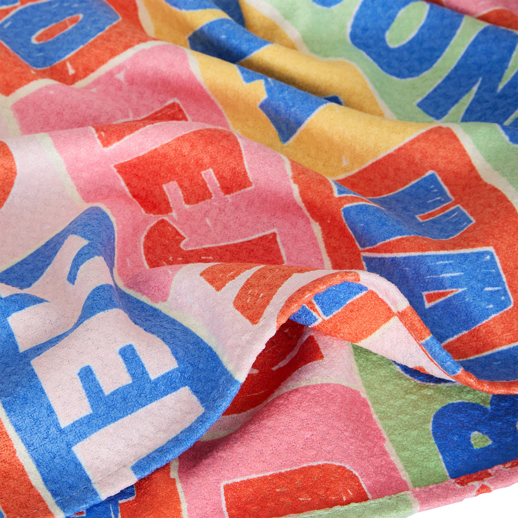 dock and bay tea towel