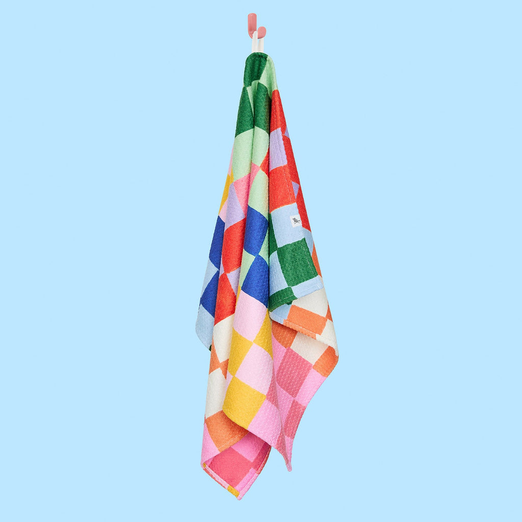 dock and bay tea towel