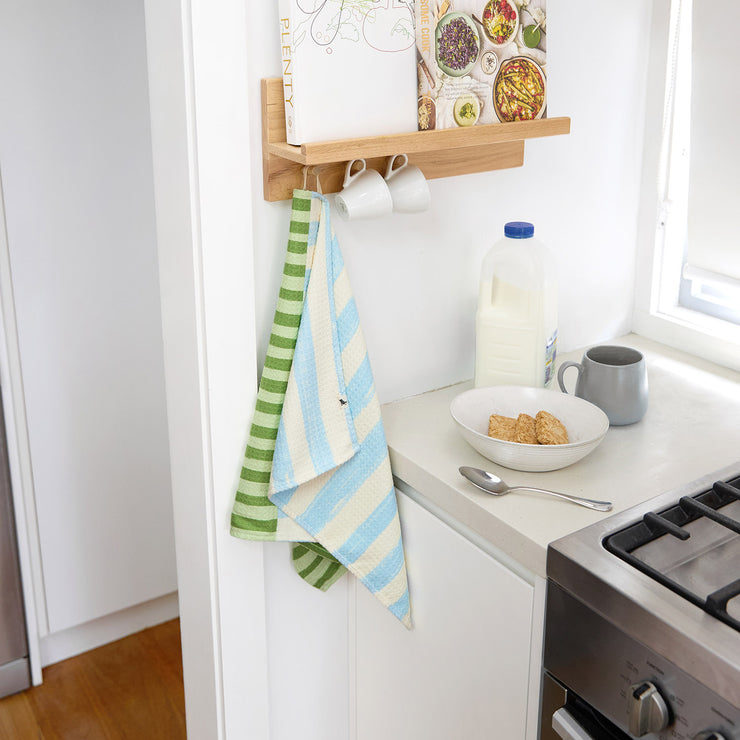 dock and bay tea towel