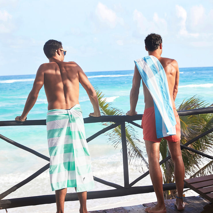 dock and bay towels beach
