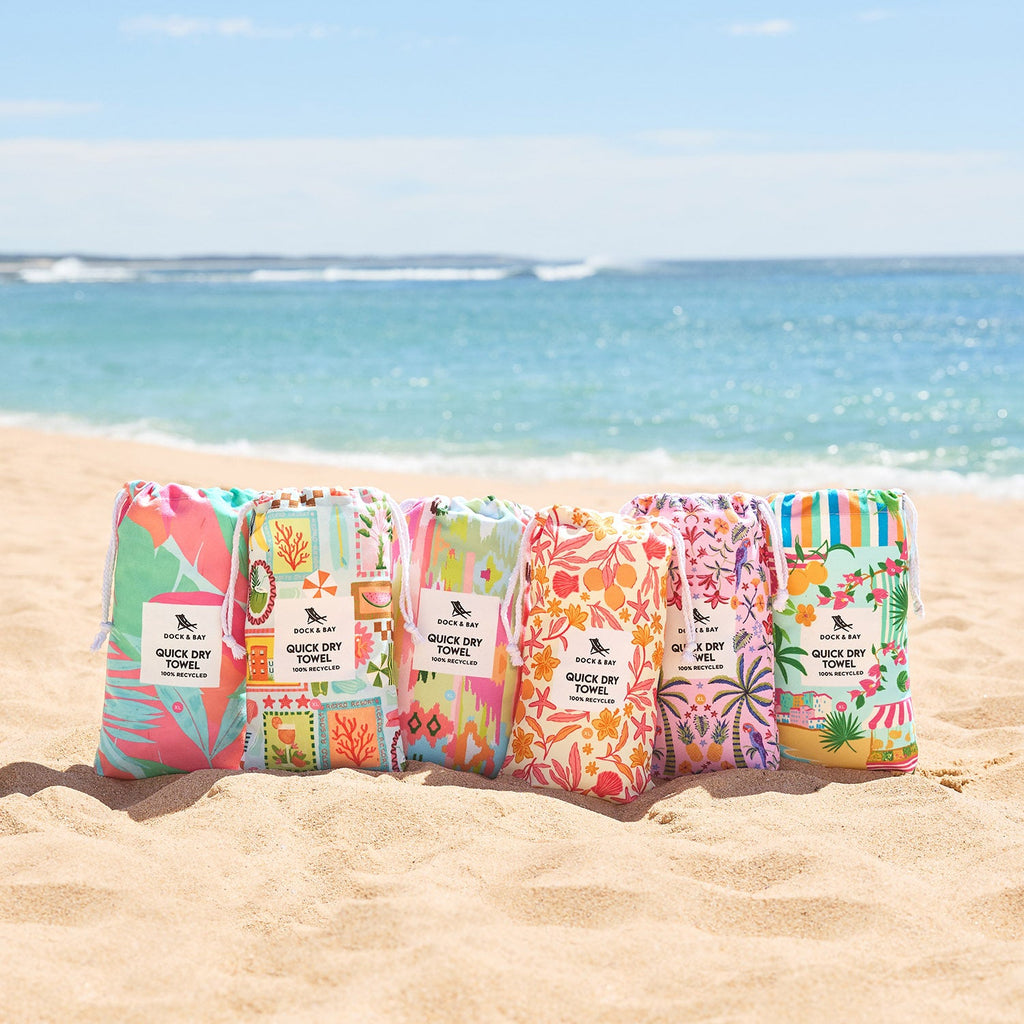 dock and bay towels beach
