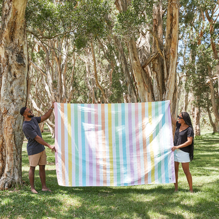 dock and bay picnic blanket