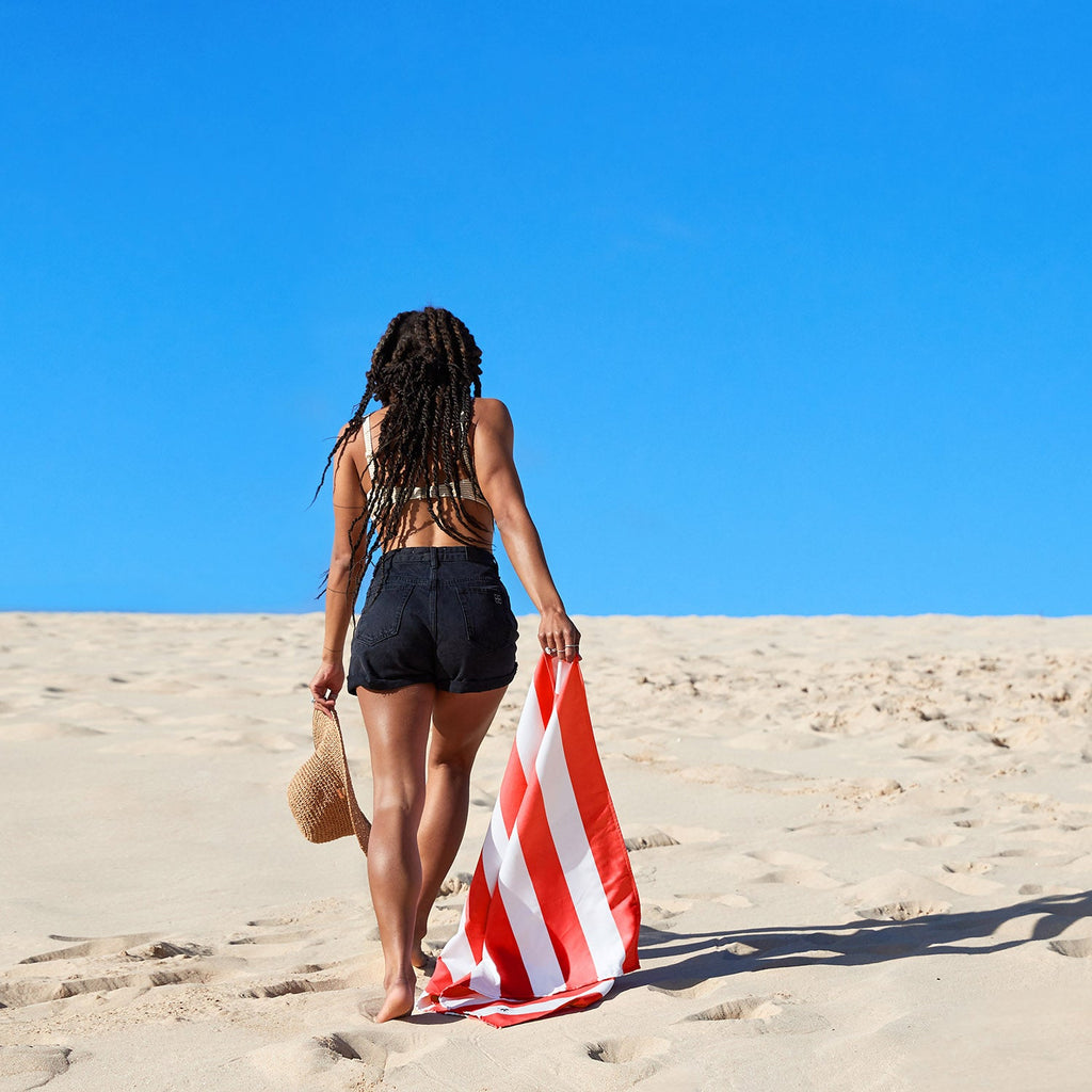 dock and bay towels beach