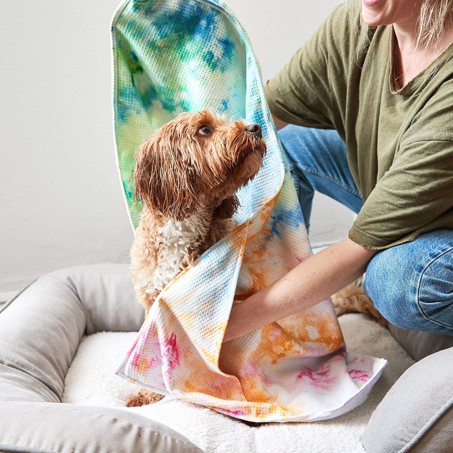 Dock & Bay Dog Towel - Sunset Splash – Dock & Bay EU