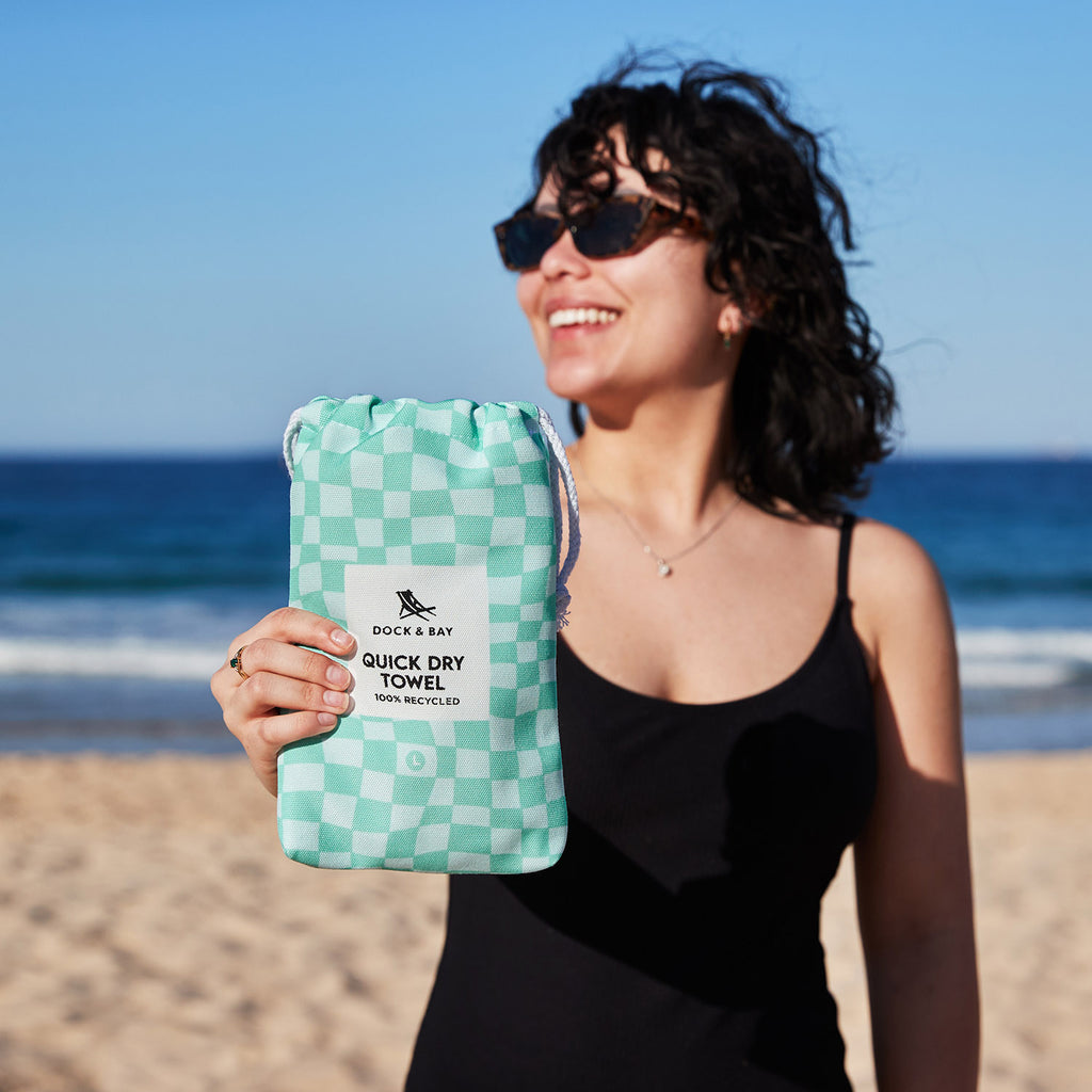 dock and bay towels beach