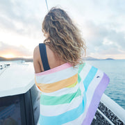 dock and bay towels beach
