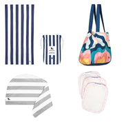 Dock & Bay Beach Towel + Bag + Hair Wrap + Makeup Remover - Set A