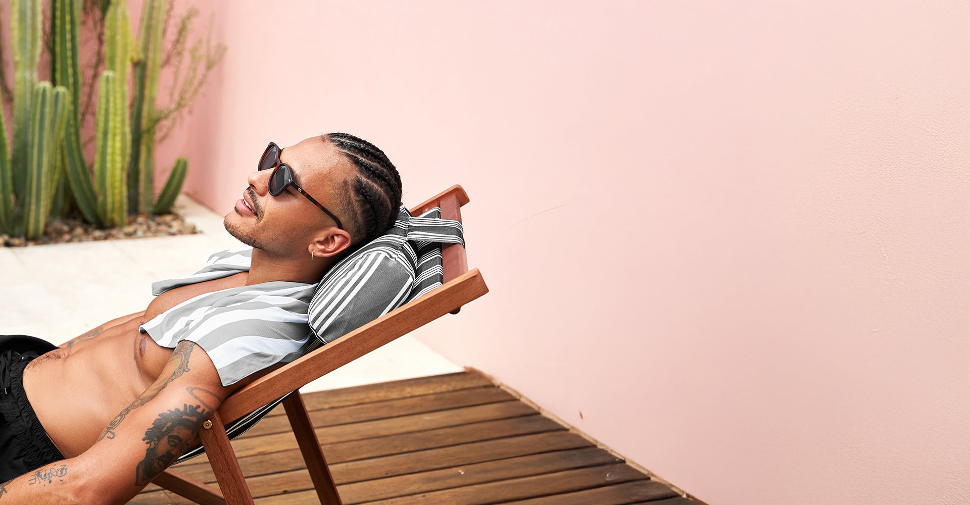 Serviette de sport rafraîchissante Dock & Bay Quick Cool - Goa Grey