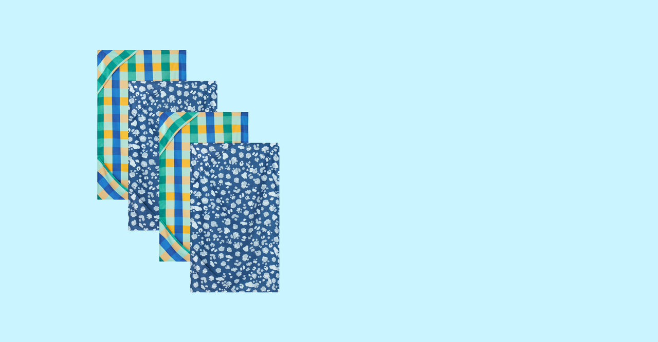Serviettes pour chien Dock & Bay - Blues Clues (Lot de 4)