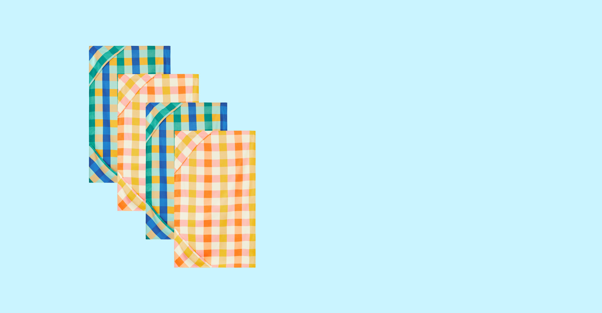 Dock & Bay Hundehandtücher - Barking Plaid (4er-Set)