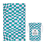 Dock & Bay Dog Towels - Check Mutt