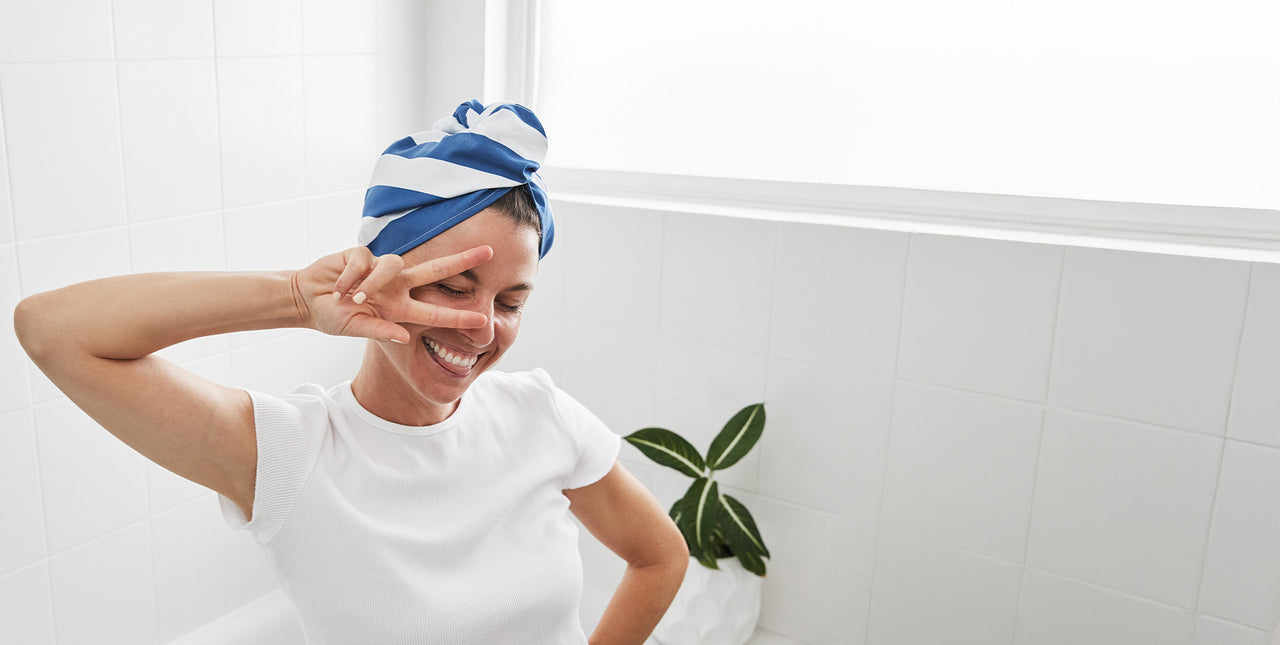 Dock & Bay Haarhandtuch - Whitsunday Blue