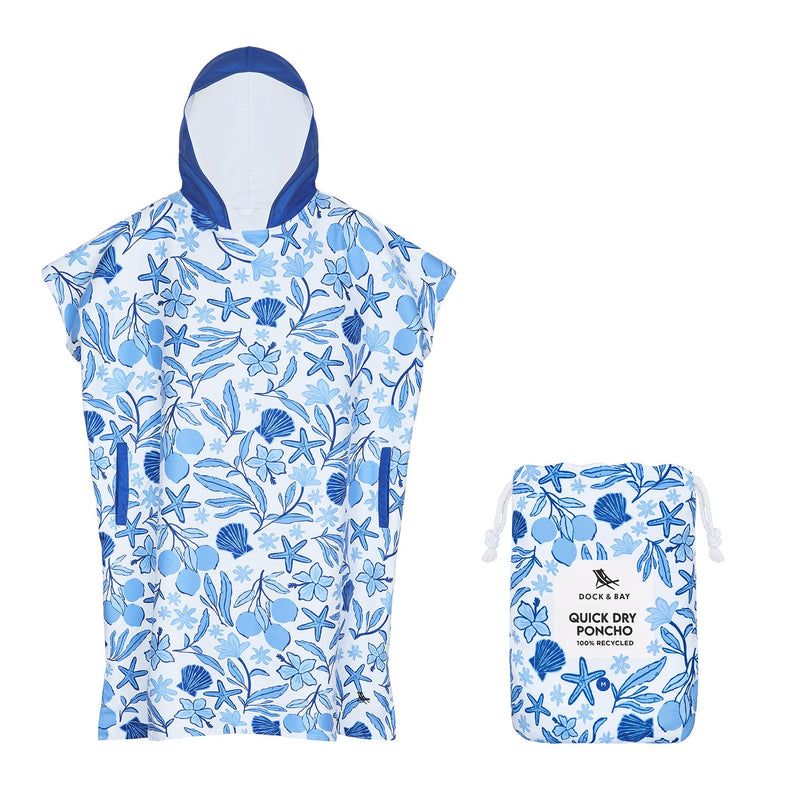 Dock & Bay Poncho - Adults - Wavy Baby