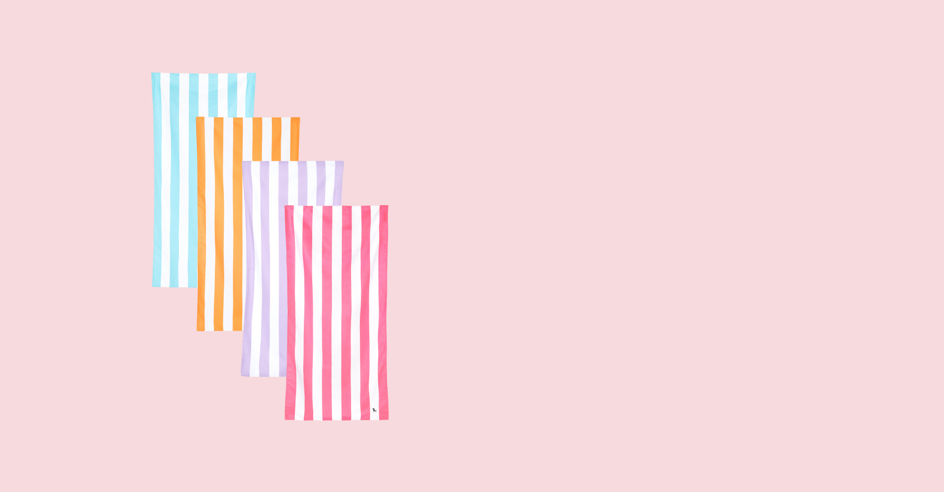 Serviettes à séchage rapide Dock & Bay – Pastel Pic 'N' Mix (lot de 4)