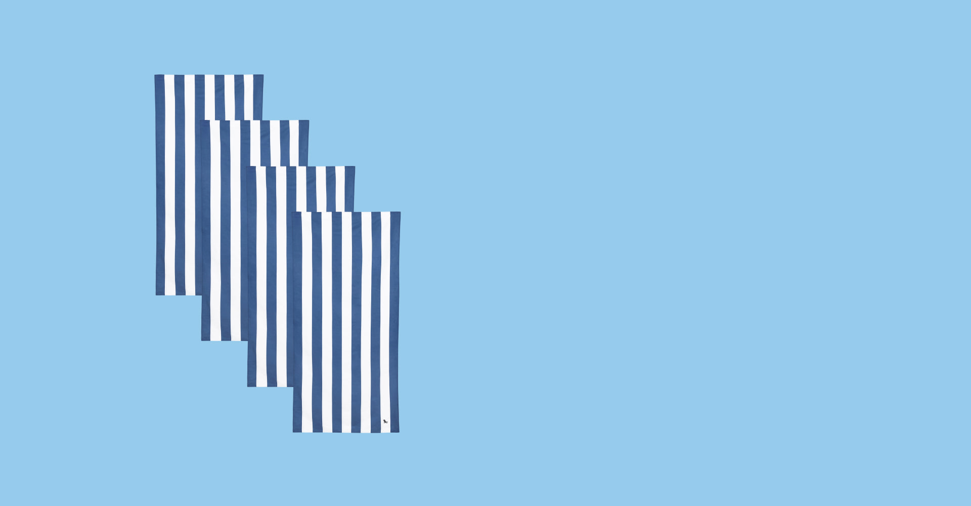 Serviettes Dock & Bay à séchage rapide – Bleu le plus vendu (Lot de 4)