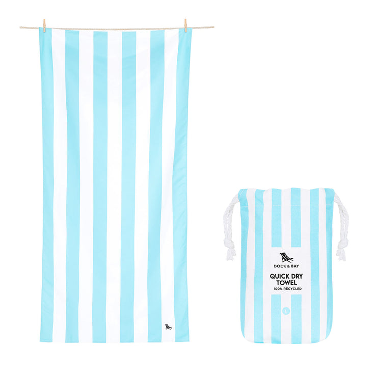 Dock & Bay Quick Dry Towel - Tulum Blue
