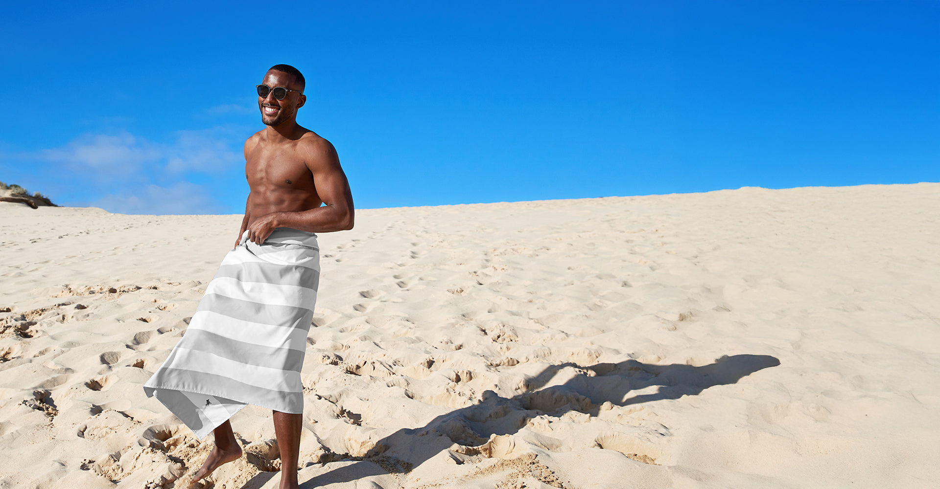 Dock & Bay Schnelltrocknendes Handtuch - Goa Grey