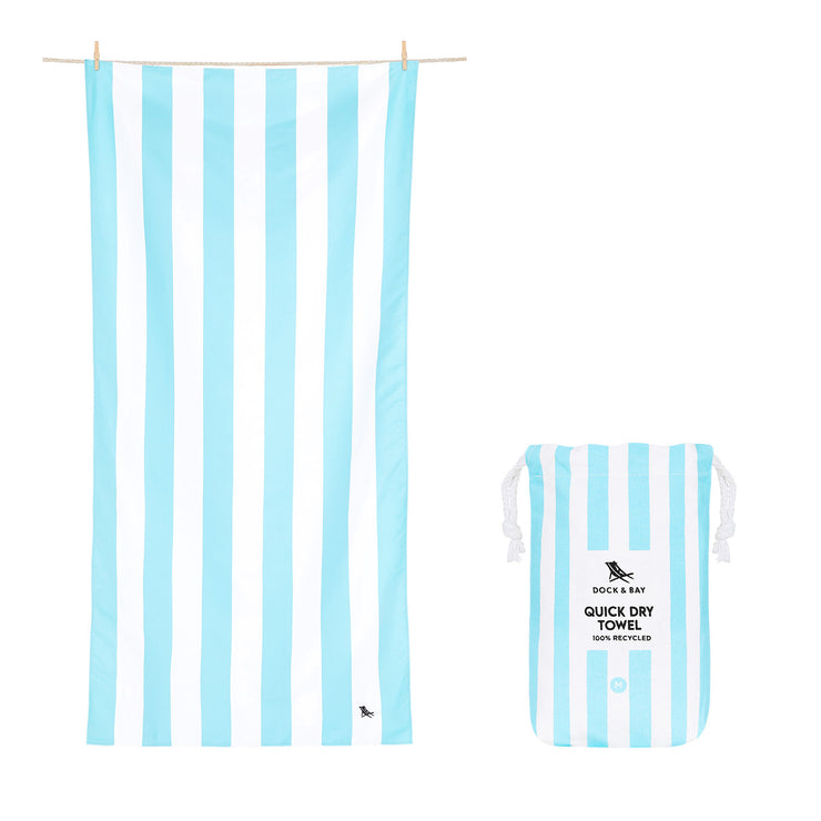 Dock & Bay Quick Dry Towel - Tulum Blue