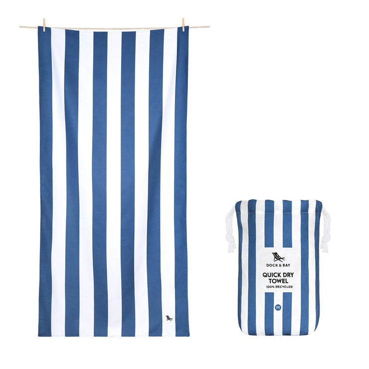Dock & Bay Kids Beach Towel - Whitsunday Blue