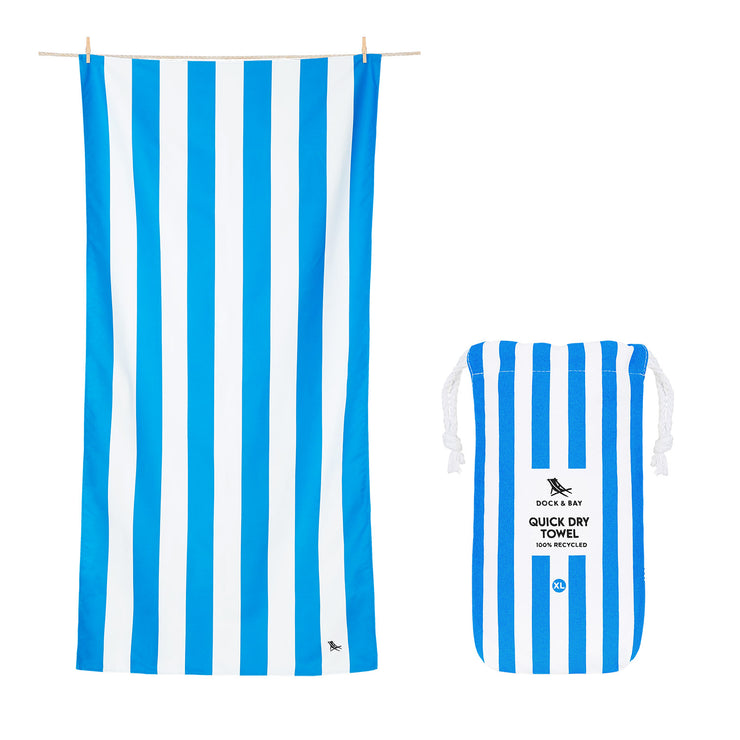 Dock & Bay Quick Dry Towel - Bondi Blue